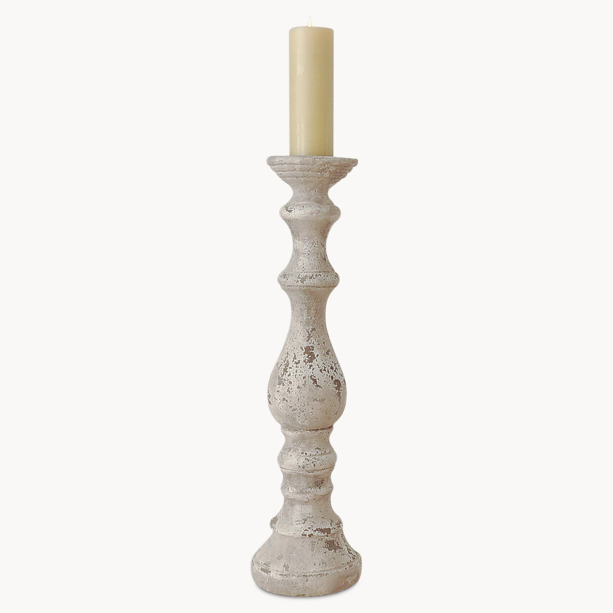 STONE PILLAR CANDLE HOLDER – Saks & Hart